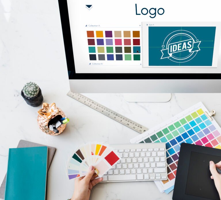 مدونة فلك Logo Be Creative Inspiration Design Concept